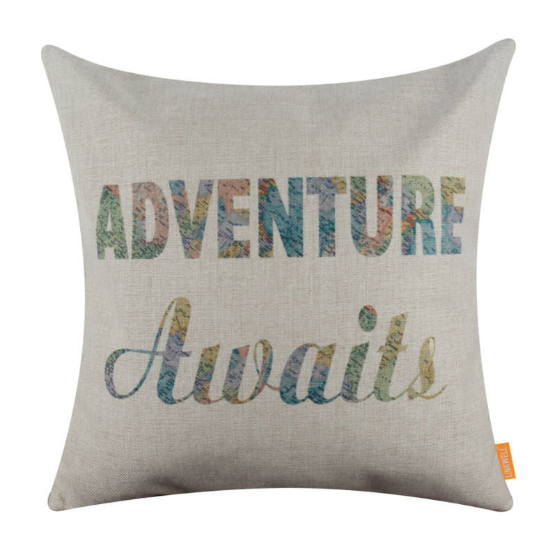 Adventure Awaits 18 in Pillow Case