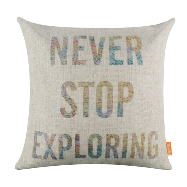 Adventure Awaits 18 in Pillow Case