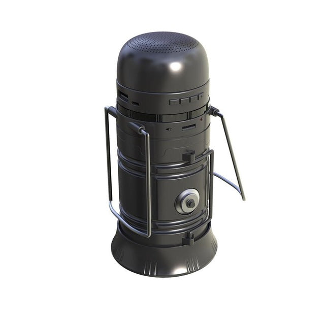 Solar Rechargeable Outdoor Speaker with Flashlight