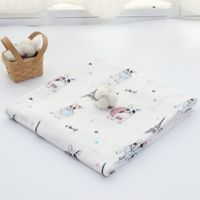 70% Bamboo Baby Swaddle Blanket Infant Wrap