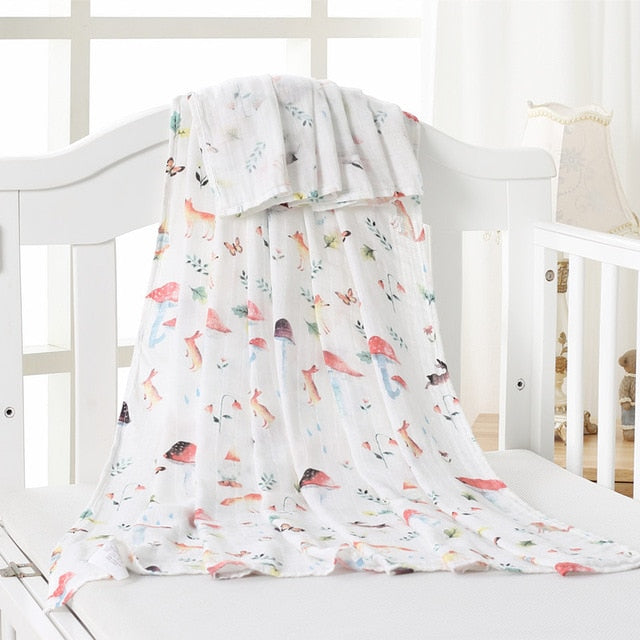 70% Bamboo Baby Swaddle Blanket Infant Wrap