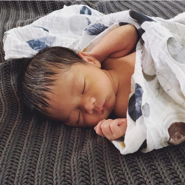 70% Bamboo Baby Swaddle Blanket Infant Wrap