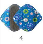 Flower Printed Washable Menstrual Pads Reusable Bamboo Sanitary Napkins