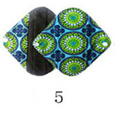 Flower Printed Washable Menstrual Pads Reusable Bamboo Sanitary Napkins