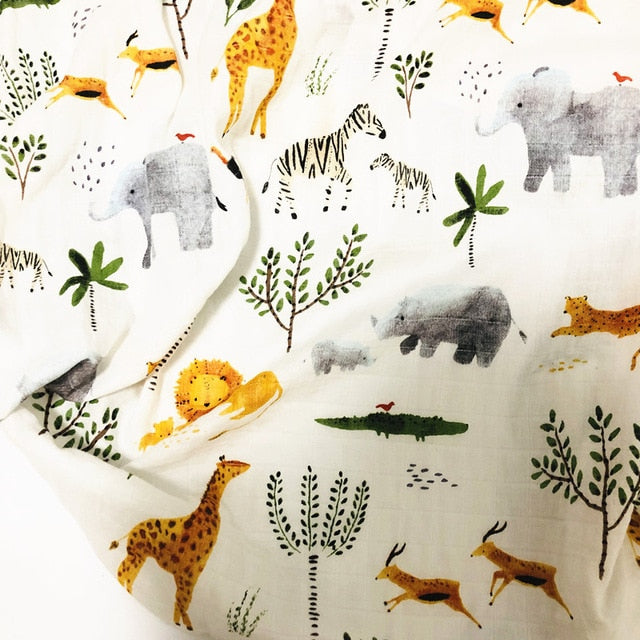 70% Bamboo Baby Swaddle Blanket Infant Wrap