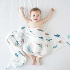 70% Bamboo Baby Swaddle Blanket Infant Wrap
